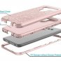 LEAPTECH LG V40 ThinQ Case, LG V40 Case, Bling Pattern 3 in 1 Heavy Duty Shockpr