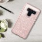 LEAPTECH LG V40 ThinQ Case, LG V40 Case, Bling Pattern 3 in 1 Heavy Duty Shockpr