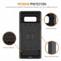 Trianium Galaxy Note 8 Wallet Case - Walletium Series Dual Layer Credit Card Wal