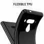 HTC U12 Plus Case Ultra [Slim Thin] Flexible TPU Soft Skin Silicone Cover Black
