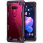 HTC U12 Plus Case Military Drop Tested Transparent Hard PC Back TPU Shockproof