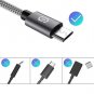 Micro USB Cable Android Charger Syncwire 2Pack 3.3 ft SuperDurable NylonBraided