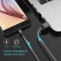 Micro USB Cable Android Charger Syncwire 2Pack 3.3 ft SuperDurable NylonBraided