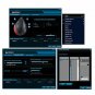 Vertical Left Handed Wireless Mouse Programmable 5 Buttons 1600 DPI Black