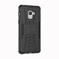 Samsung Galaxy A8 Plus Case Kickstand Shockproof Anti Scratch Non Slip Black