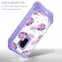 Samsung Galaxy S9 Plus Case Heavy Duty Hybrid Shockproof Slim Pineapple Purple
