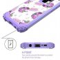 Samsung Galaxy S9 Plus Case Heavy Duty Hybrid Shockproof Slim Pineapple Purple