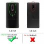 Nokia 6.1 / 6 2018 Case TPU Shock Absorption TPU Carbon Fiber Design Slim Black