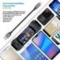 USB Type C Cable 5Pack 3FTSMALLElectric Nylon Braided USB Type A to C Fast Charg
