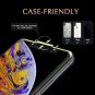 Tuxlke iPhone XS Screen Protector, (Black, 2 Packs) Tempered Glass Screen Protec