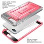 iPhone 8 Plus Armor Case Shockproof Rugged Built In Screen Protector Slim Pink