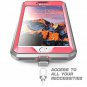 iPhone 8 Plus Armor Case Shockproof Rugged Built In Screen Protector Slim Pink