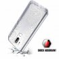 LG G7 Case Shockproof Slim Thin Flexible TPU Slim Soft Rubber White Flower