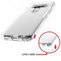 LG V40/LG ThinQ CaseACKETBOX Hybrid Heavy Duty Case for Girls 3in1 Crystal Cl