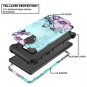 Casetego Compatible Galaxy Note 9 Case,Floral Three Layer Heavy Duty Hybrid Stur