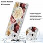Google Pixel 3 XL Case, LEEGU Anti-Scratch Shockproof Floral Printed Clear Hard