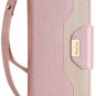 iPhone 8 Case Slim Wallet PU Leather Card Slots Kickstand Magnetic Closure Pink