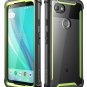 Google Pixel 2 XL Bumper Case Rugged Built-in Screen Protector Durable Green