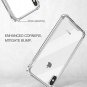MoKo Compatible with iPhone Xs Max Case Crystal Clear Reinforced Corners TPU Bum