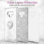 VEGO Samsung Galaxy Note 9 Case Glitter Bling Diamond Rhinestone Bumper Sparkly