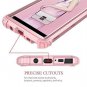 Samsung Galaxy Note 9 Shockproof Case Sparkle Glitter Heavy Duty Rose Gold