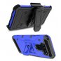 USHAWN Compatible LG V40 Case, LG V40 ThinQ Case, Hybrid Heavy Duty Armor Full B
