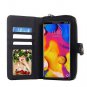 LG V40 Thinq Case, LG V40 Case,Weave Zipper Cash Slot, Card Slots, Button, Leath
