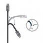 RAMPOW USBC Cable Fast Charging with USB 3.0/3.1 3.3ft Double Nylon Braided Char