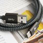 RAMPOW USBC Cable Fast Charging with USB 3.0/3.1 3.3ft Double Nylon Braided Char