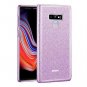 Samsung Galaxy Note 9 Glitter Case Sparkle BlingThree Layer Raised Εdges Purple