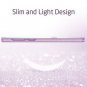 Samsung Galaxy Note 9 Glitter Case Sparkle BlingThree Layer Raised Εdges Purple