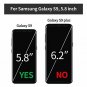 Samsung Galaxy S9 Silicone Case Soft Flexible TPU Blue Rubber Slim Fit Flower