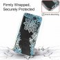 Samsung Galaxy S9 Silicone Case Soft Flexible TPU Blue Rubber Slim Fit Flower