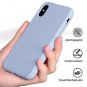 iPhone Xs Max 6.5 inch (2018) Liquid Silicone Case Gel Rubber Shockproof Blue