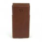 Blackberry KΕΥ2 Case Handmade Genuine Leather Built Ιn Magnet Holster Brown
