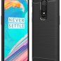 OnePlus 6 Shockproof Case Highly Protective Soft TPU Lightweight Slim Black