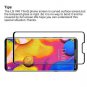 LG V40 ThinQ Case Tempered Glass Screen Protector, HanhuaTC Ring Kickstand Magne