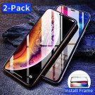 Ainope Screen Protector Compatible with iPhone X  iPhone Xs,2Pack [Alignment F