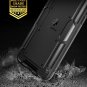 iPhone XS Case Wireless Charging Shield Slim Fit With Carbon Texture Black NEW