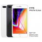 iPhone 8 Plus Case Flexible TPU Shockproof Lightweight Anti Slip Mint Stripes