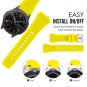 Gear S3 Frontier/ Classic Watch Band, MoKo [6-PACK] Soft Silicone Replacement Sp