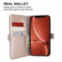 iPhone XR Leather Wallet Case Detachable with 3 Card Slots Kickstand Rose Gold