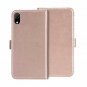 iPhone XR Leather Wallet Case Detachable with 3 Card Slots Kickstand Rose Gold