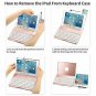 New iPad Pro 10.5 Keyboard CaseBoriyuan Protective Ultra Slim Hard Shell Folio S