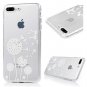 iPhone 8 plus Case 6 Pcs TPU Rubber Bumper Slim Print Patterns Transparent