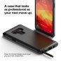 Samsung Galaxy Note 9 Armor Case Heavy Duty Dual Layer Smooth Grippy Slim Black