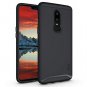 OnePlus 6 Case Rugged Shockproof Dual Layer Heavy Duty Slim Fit Matte Black