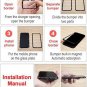 KumWum Huawei P20 Pro Case Slim Aluminum Metal Bumper Case Magnetic Adsorption T