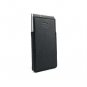 Blackberry KΕΥ2 Case Handmade Genuine Leather Built Ιn Magnet Holster Black