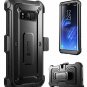 Samsung Galaxy S8 Case with Built in Screen Protector PC Shockproof Rugged Black